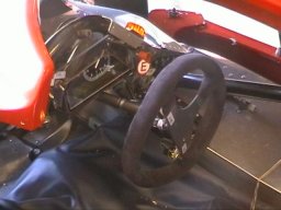 Even the instrument panel is smashed...